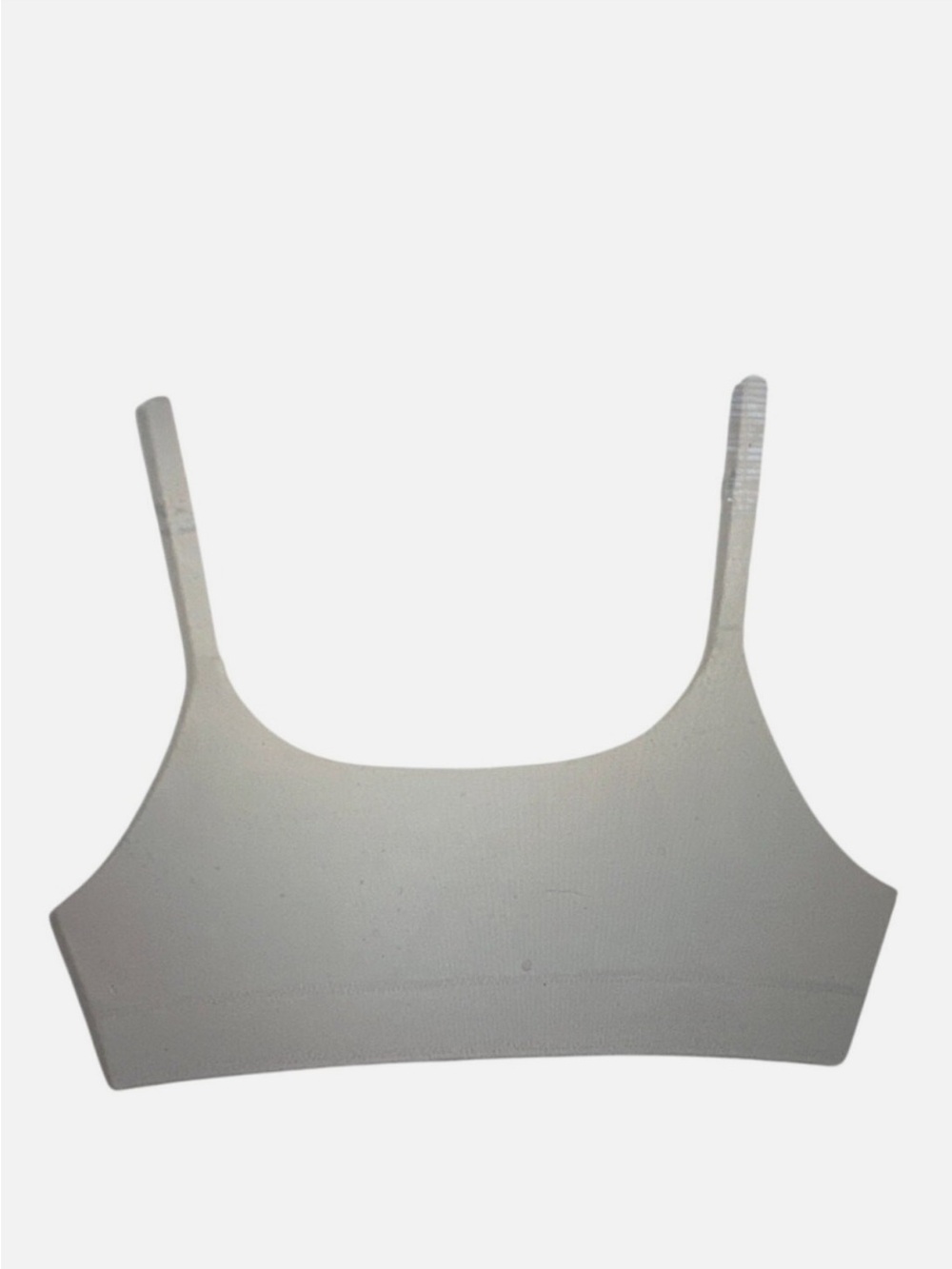 Allbirds Organic Cotton Anytime Bralette Light Gray Size XL NWOT